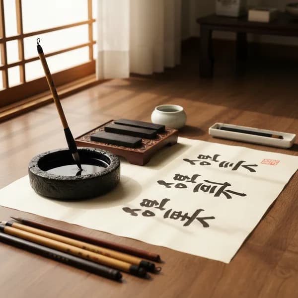 수묵 캘리그래피