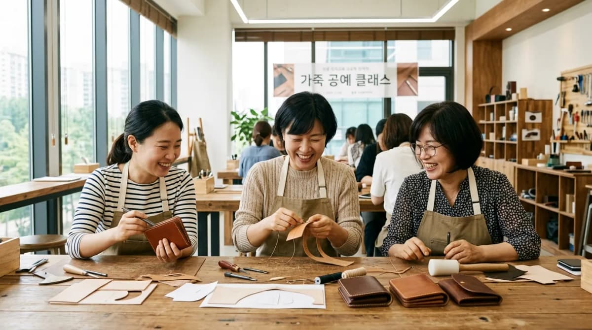 나주시평생교육원 공예 수업 현장
